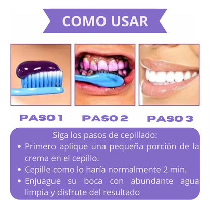 Blanqueador Dental Morado V34